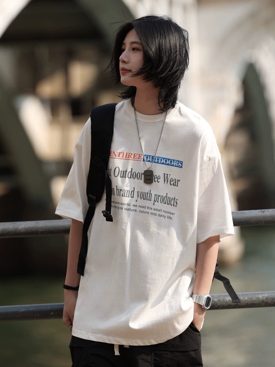 【NCLLW】코튼 프린트 티셔츠 LS2404072