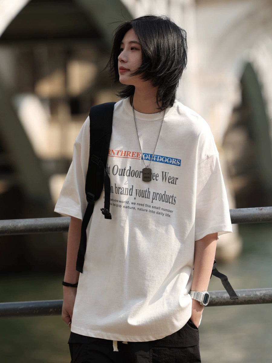 【NCLLW】코튼 프린트 티셔츠 LS2404072