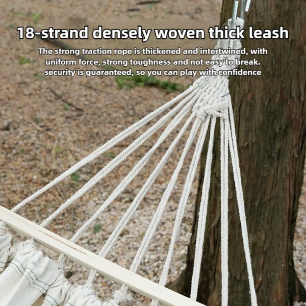 Camping Hammock 1-2 People Travel Beach Portable Rest Hanging Bed Chair Furniture Home Garden Pool Swing Outdoor Hammock - Image 4