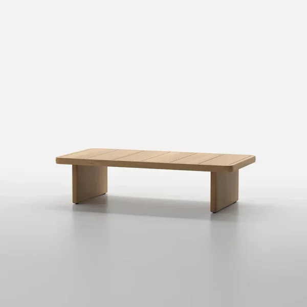 Modern Minimalist Home Furniture Wood Garden Sofa Set Outdoor Patio Furniture Teak Sofa and Coffee Table Set - Image 3