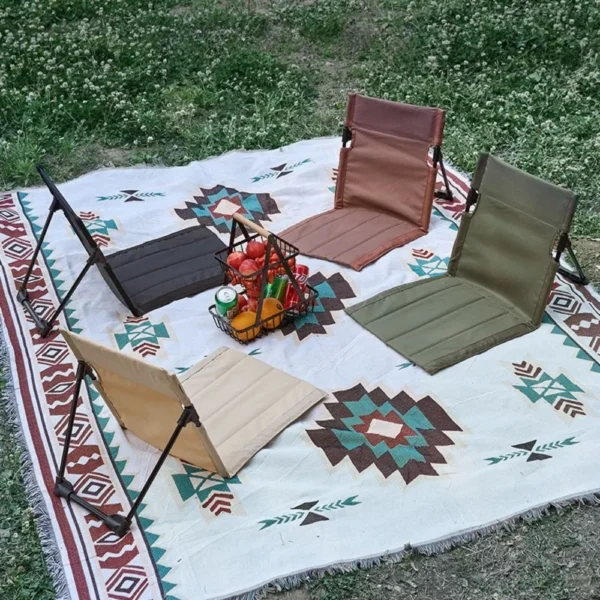 Camping Chairs Ultralight Folding Outdoor Chair Strong Load-bearing Folding Chair Beach Chair Portable Travel Hiking Furniture - Image 4