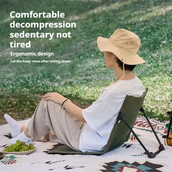 Camping Chairs Ultralight Folding Outdoor Chair Strong Load-bearing Folding Chair Beach Chair Portable Travel Hiking Furniture - Image 6