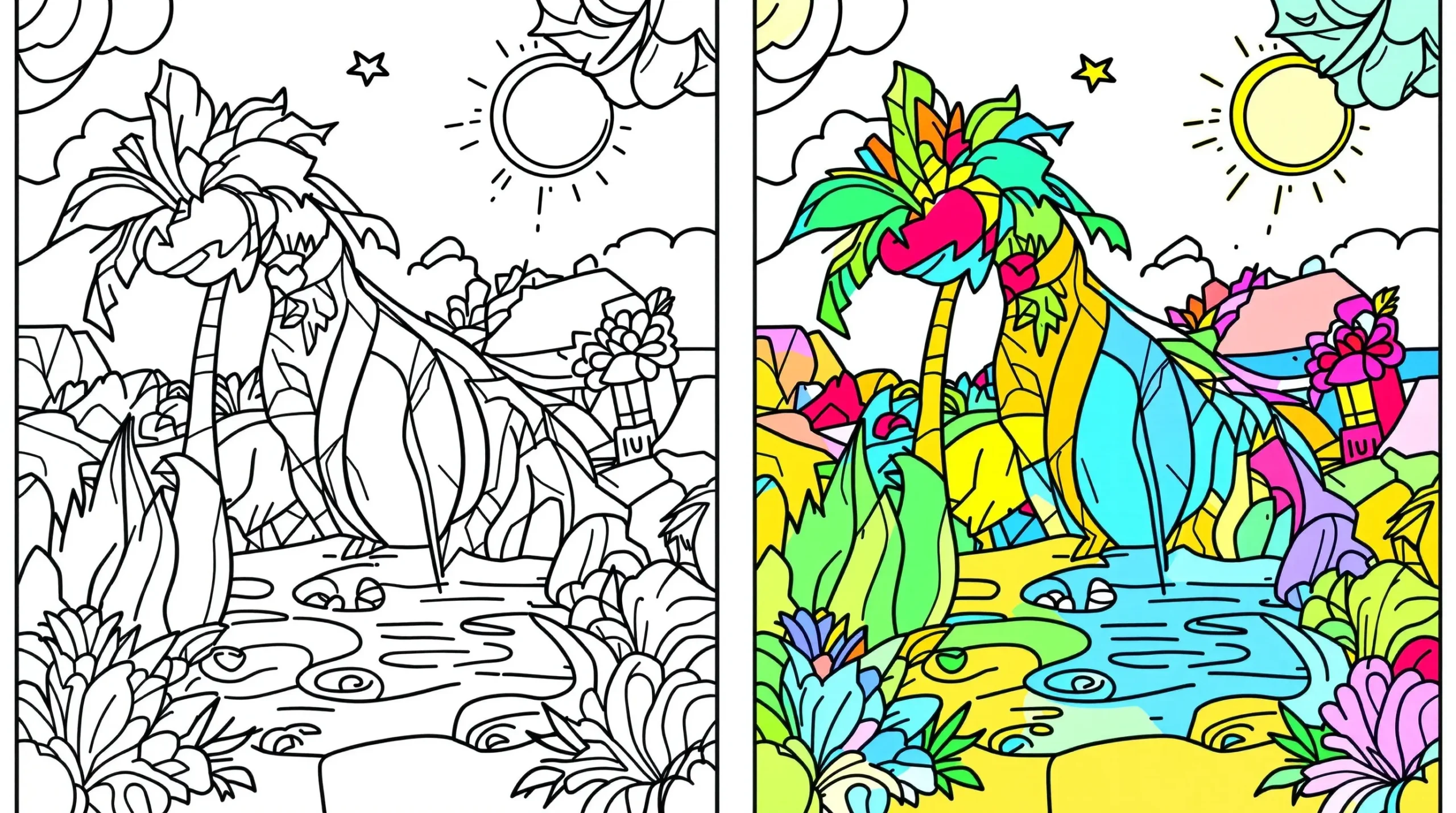 10 Free Printable Summer Coloring Pages for Kids PDF