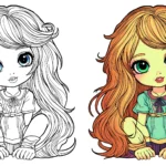 Cute Halloween Coloring Pages
