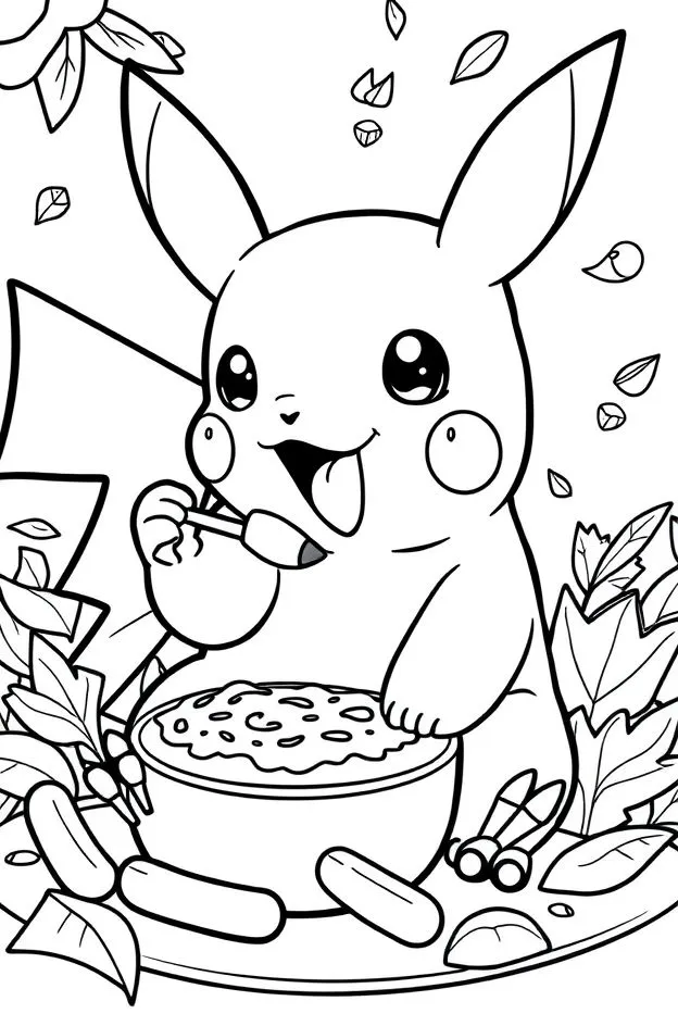 Pokemon eating