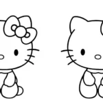 hello kitty printable coloring pages